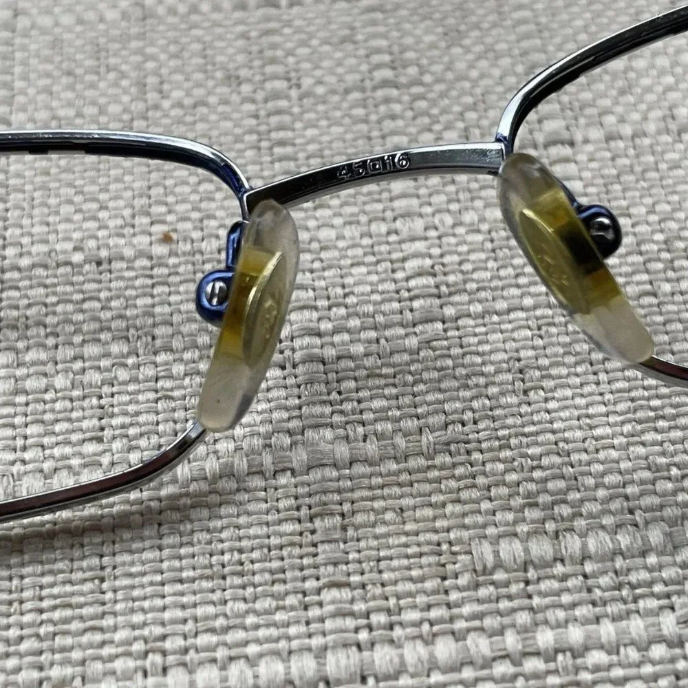 Ray-Ban Youth Kids Eyeglasses Frame Silver/Blue Glasses Rb1027 45[]16 125